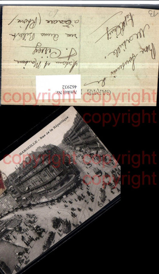 462932,Provence-Alpes-Cote-Azur Bouches-de-Rhone Marseille Rue Republique Straße