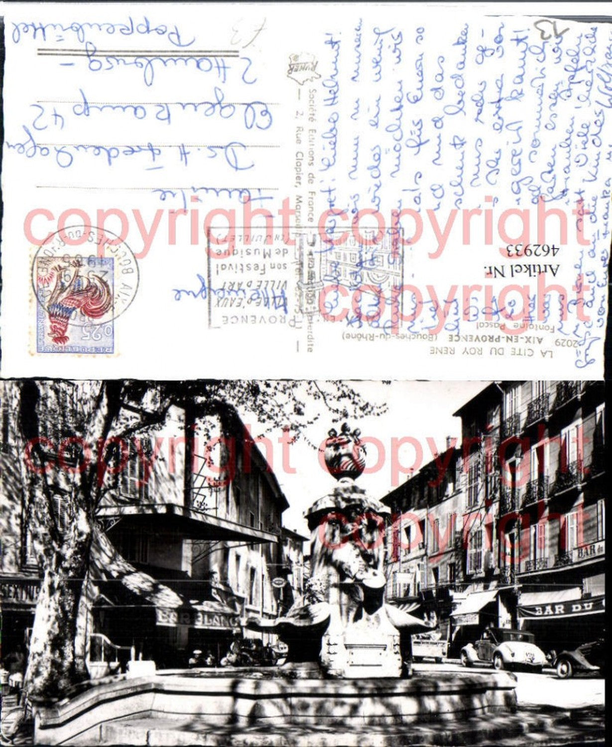 462933,Provence-Alpes-Cote-Azur Bouches-de-Rhone Aix-en-Provence Fontaine Pascal Brunnen