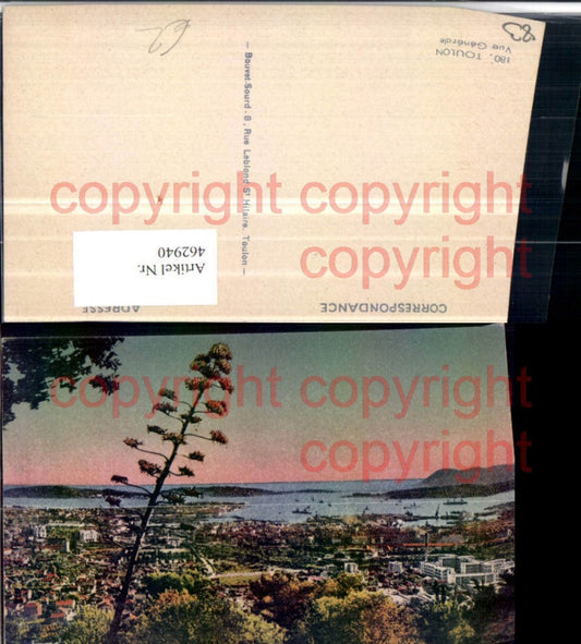 462940,Provence-Alpes-Cote-Azur Var Toulon Vue Generale Totale