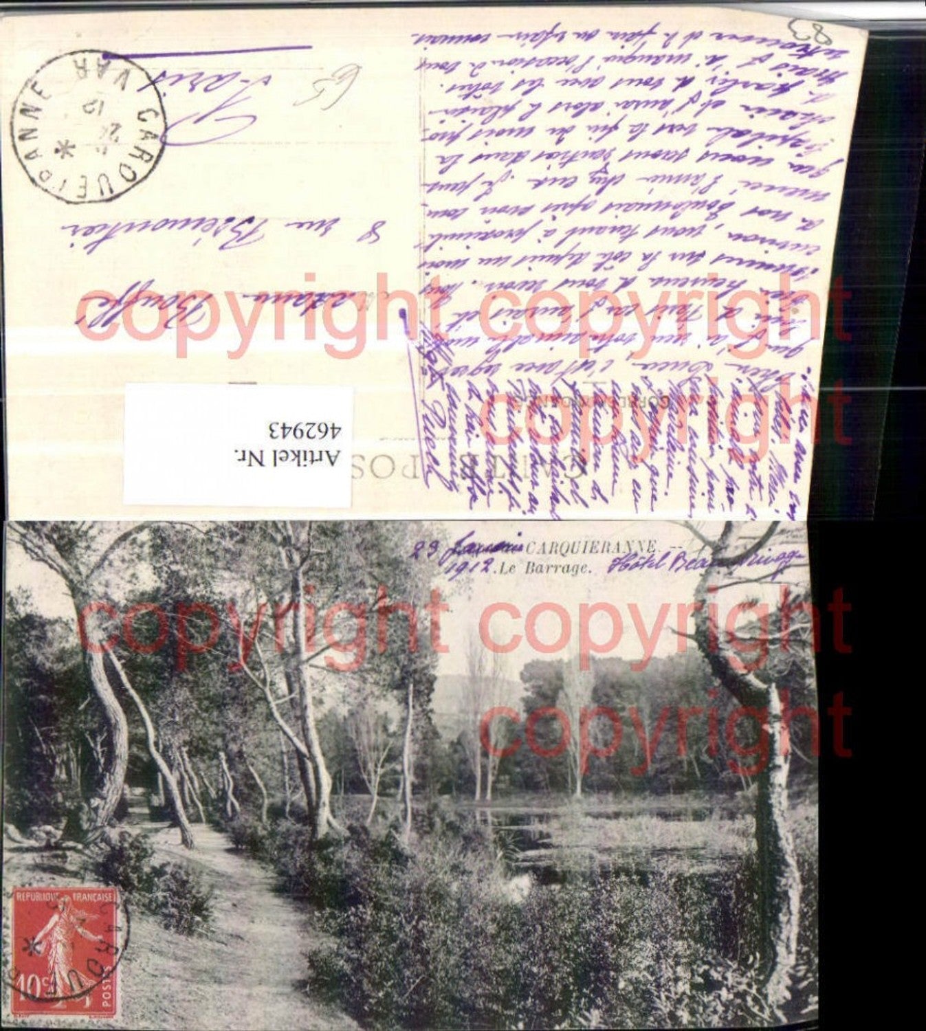 462943,Provence-Alpes-Cote-Azur Var Carquieranne Barrage Teich Partie