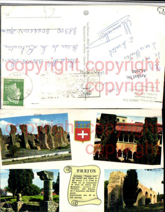 462948,Provence-Alpes-Cote-Azur Var Frejus Arenes Romaines Cloitre Mehrbildkarte