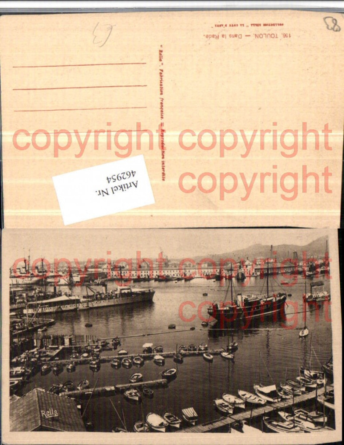 462954,Provence-Alpes-Cote-Azur Var Toulon Dans la Rade Hafen Dampfer Boote