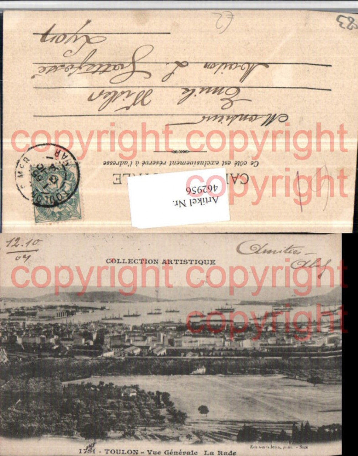 462956,Provence-Alpes-Cote-Azur Var Toulon Vue generale La Rade Totale Hafen