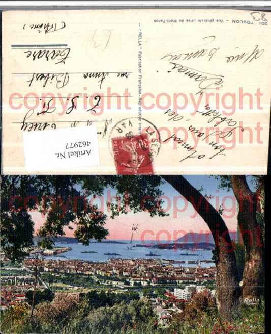 462977,Provence-Alpes-Cote-Azur Var Toulon Vue generale Totale