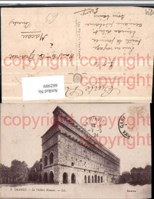 462989,Provence-Alpes-Cote-Azur Vaucluse Orange Theatre Romain Gebäude