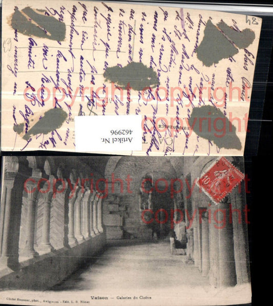 462996,Provence-Alpes-Cote-Azur Vaucluse Vaison Galeries du Cloitre Kloster Arkaden