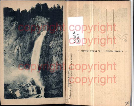 463022,Rhone-Alpes Isere Vallee Veneon Venosc Cascade Muselle Wasserfall