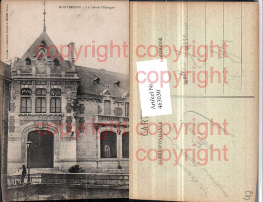 463030,Rhone-Alpes Loire Montbrison Caisse Epargne Gebäude