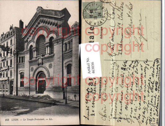 463036,Rhone-Alpes Rhone Lyon Temple Protestant Kirche