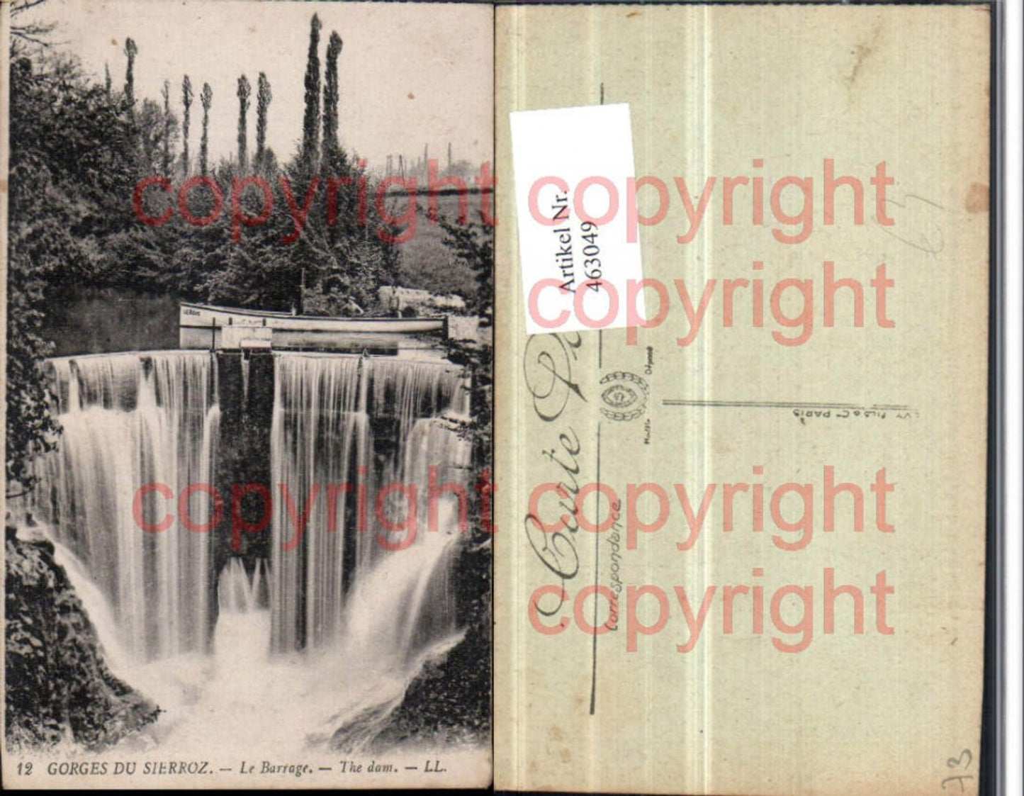 463049,Rhone-Alpes Savoie Gorges du Sierroz Barrage Wasserfall