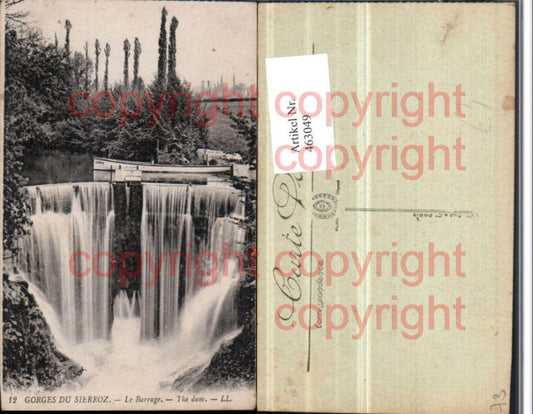 463049,Rhone-Alpes Savoie Gorges du Sierroz Barrage Wasserfall