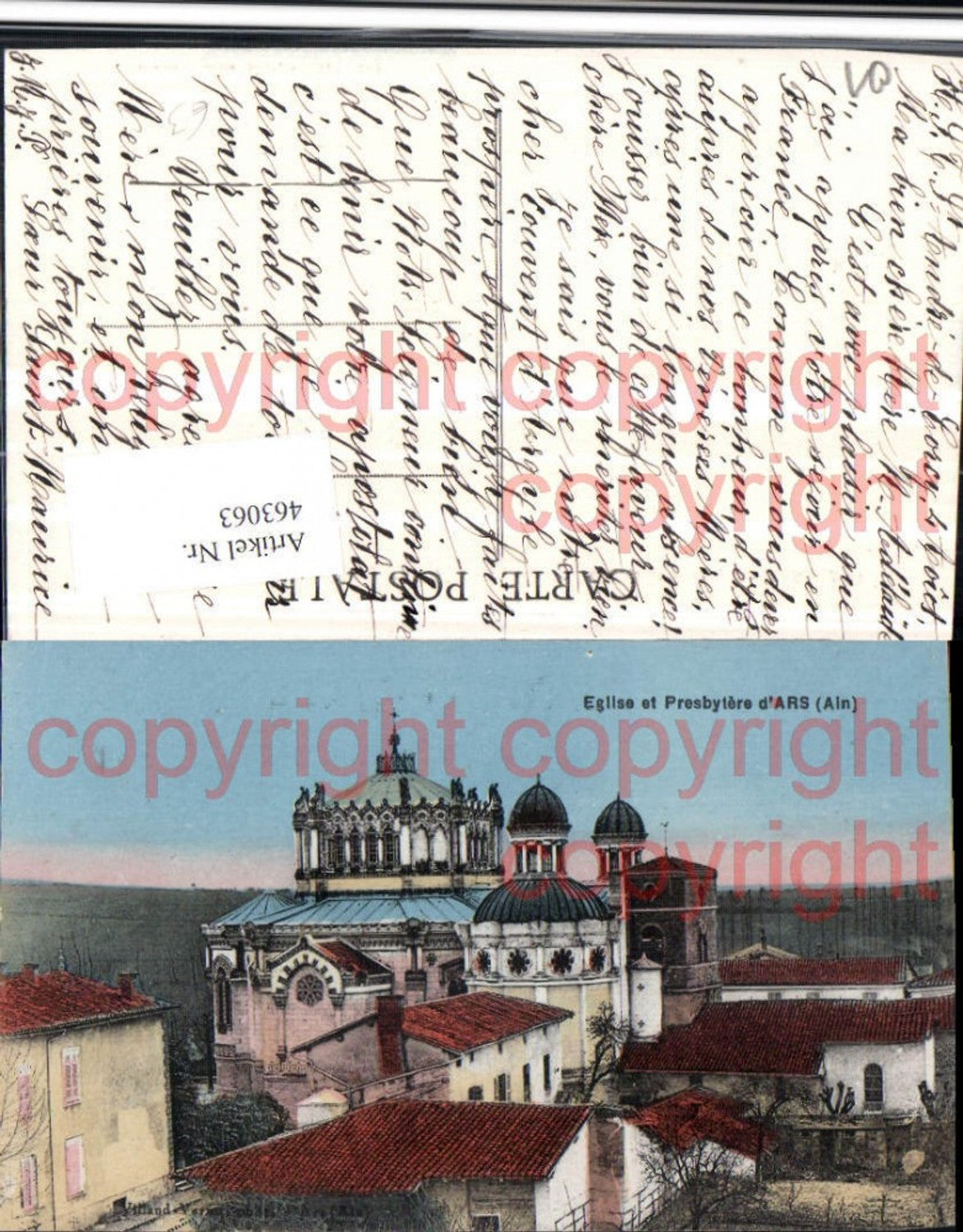 463063,Rhone-Alpes Ain Eglise et Presbytere d'Ars Kirche