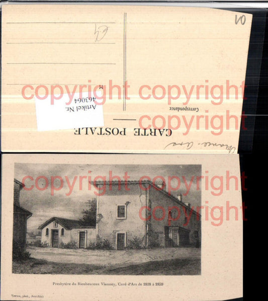 463064,Künstler AK Rhone-Alpes Ain Ars Presbytere du Bienheureux Vianney
