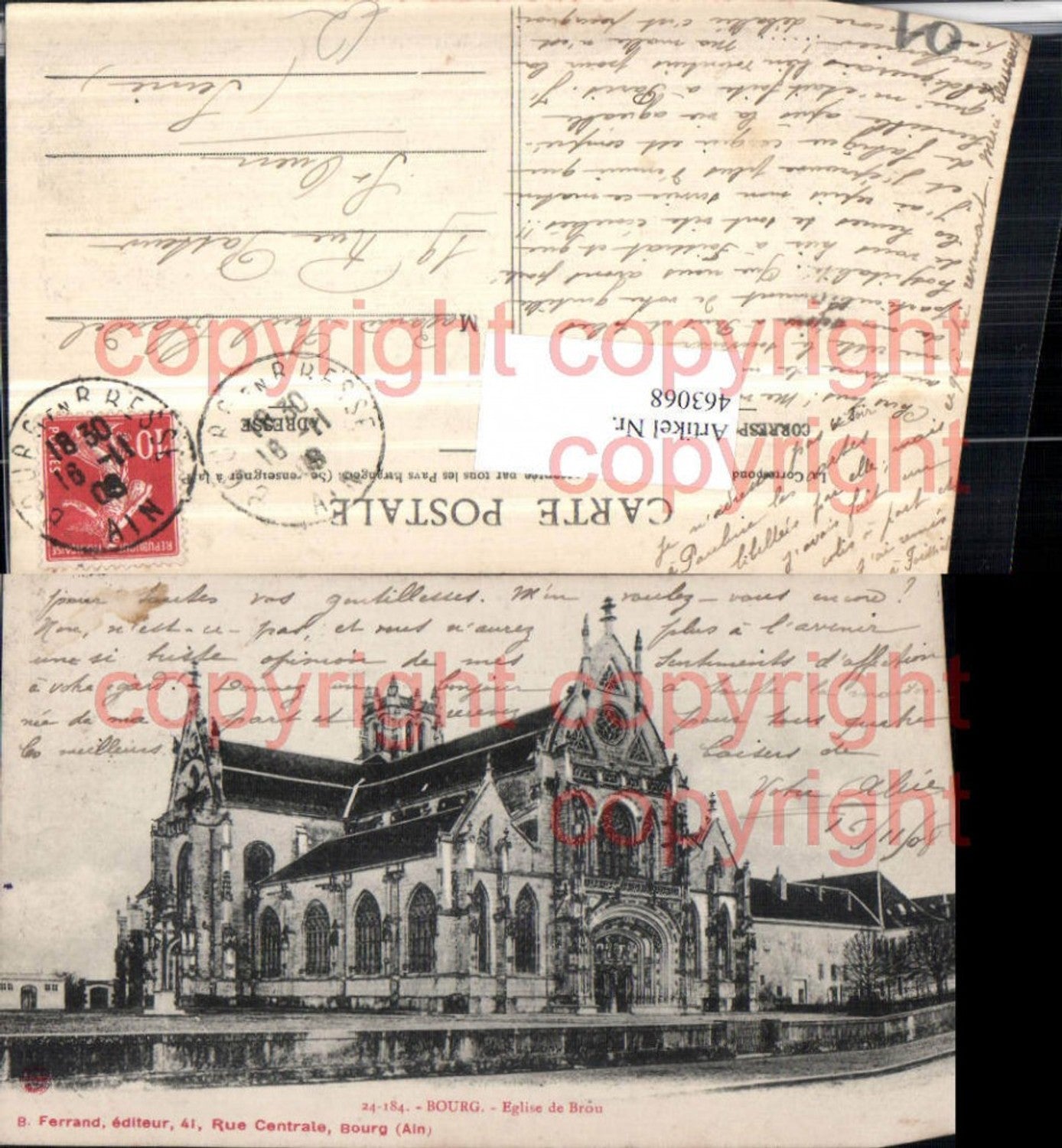 463068,Rhone-Alpes Ain Bourg Eglise de Brou Kirche