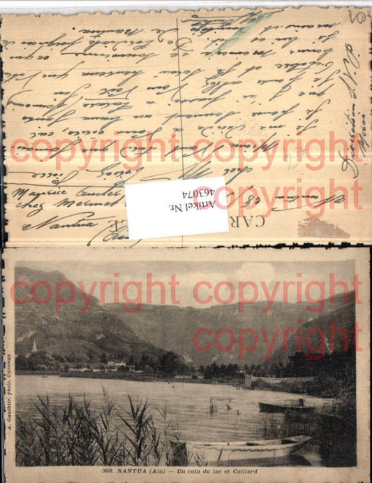 463074,Rhone-Alpes Ain Nantua Lac et Colliard See