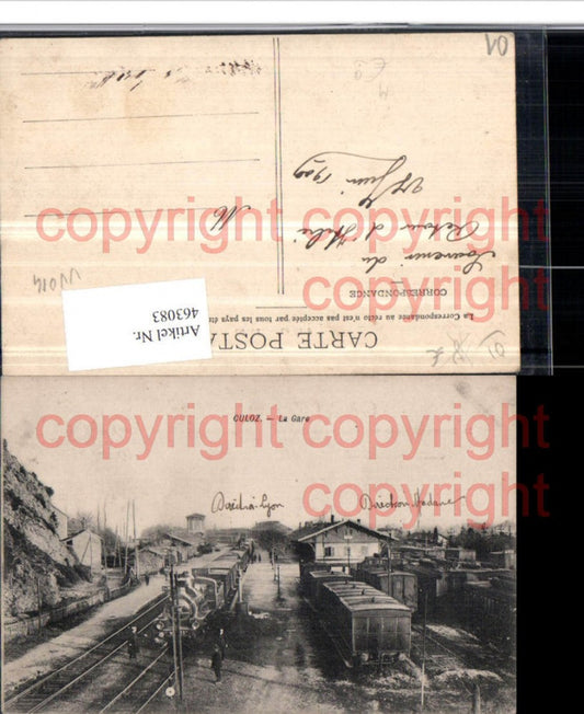 463083,Rhone-Alpes Ain Culoz La Gare Bahnhof Eisenbahn Zug