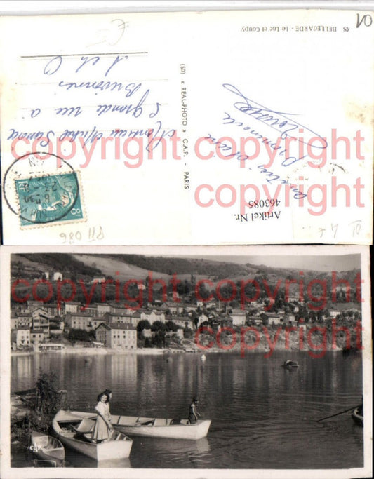 463085,Rhone-Alpes Ain Bellegarde Lac et Coupy See Boote