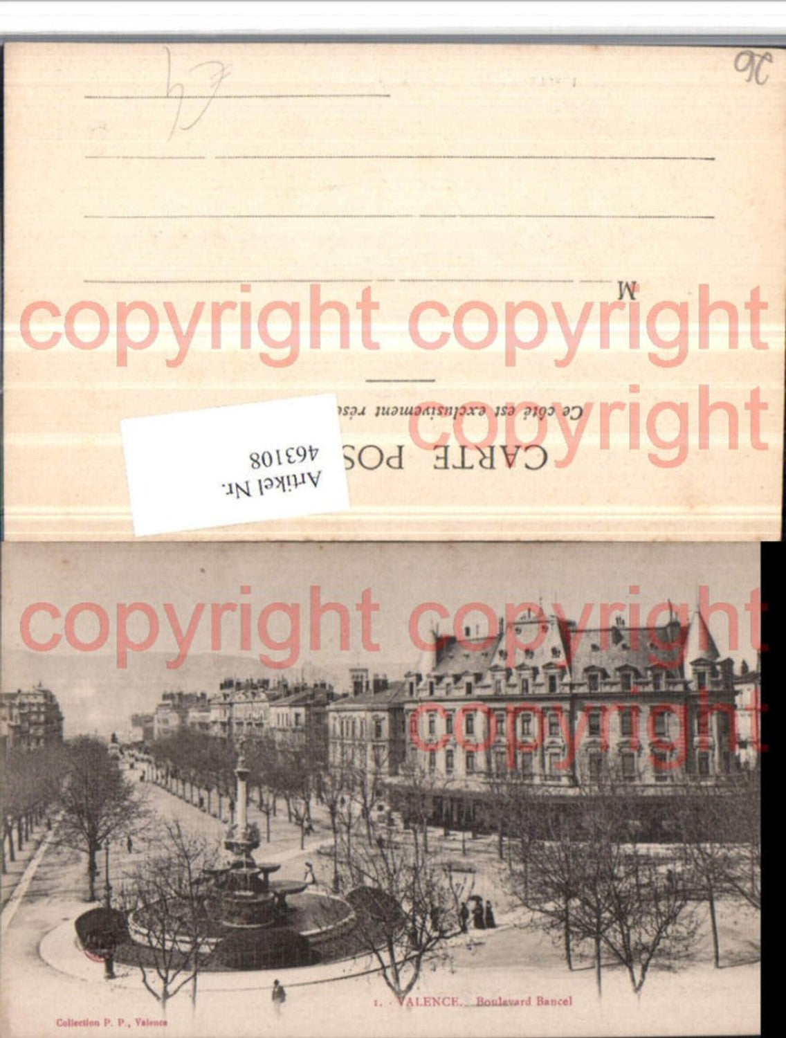 463108,Rhone-Alpes Drome Valence Boulevard Bancel Brunnen Straße