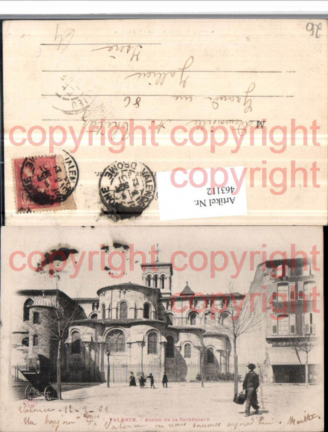 463112,Rhone-Alpes Drome Valence Cathedrale Kirche