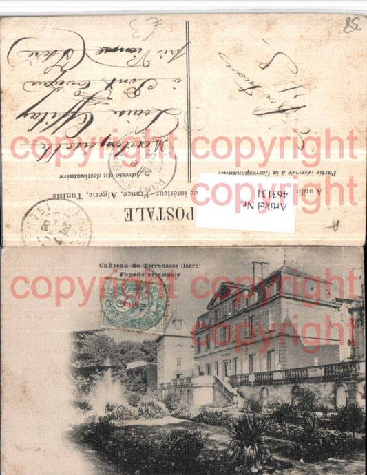 463131,Rhone-Alpes Isere Chateau de Terrebasse Schloss