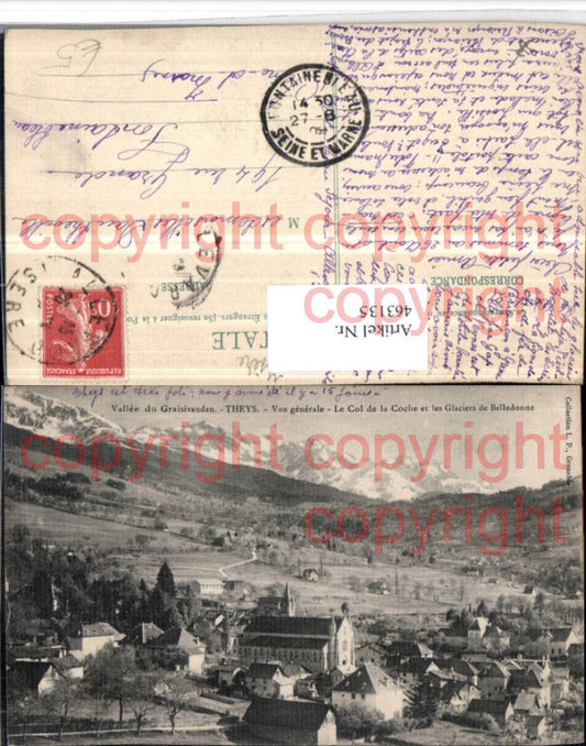 463135,Rhone-Alpes Isere Vallee Graisivaudan Theys Vue generale Totale Bergkulisse