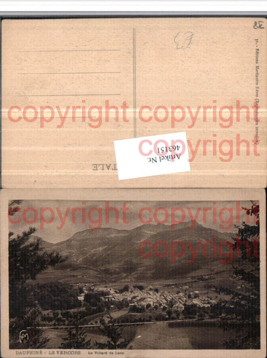 463151,Rhone-Alpes Isere Le Vercors Villard-de-Lans Totale Bergkulisse