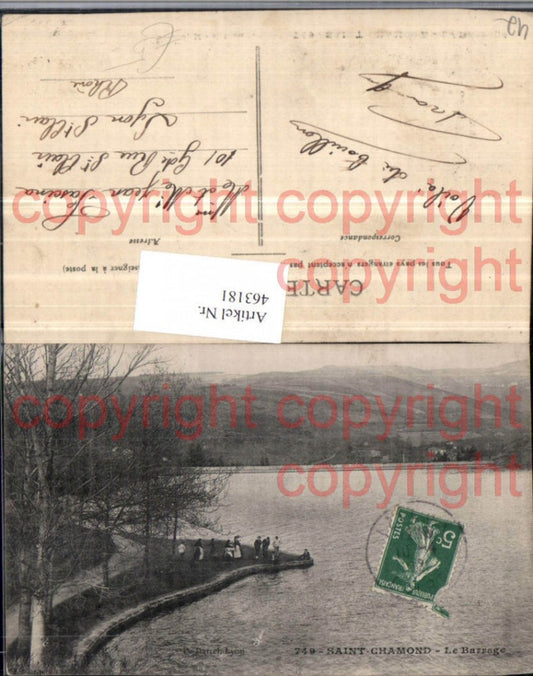 463181,Rhone-Alpes Loire Saint-Chamond Barrage Stausee Talsperre