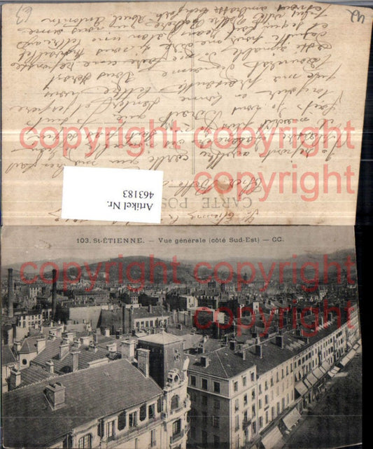 463183,Rhone-Alpes Loire St-Etienne Vue generale Totale