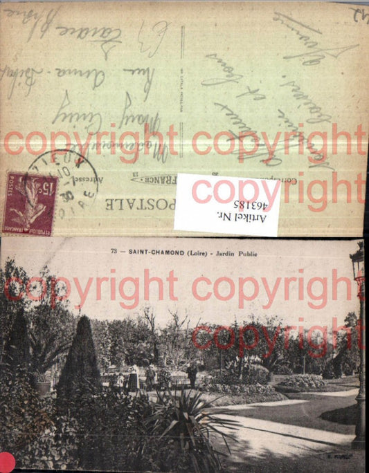 463185,Rhone-Alpes Loire Saint-Chamond Jardin Public Park
