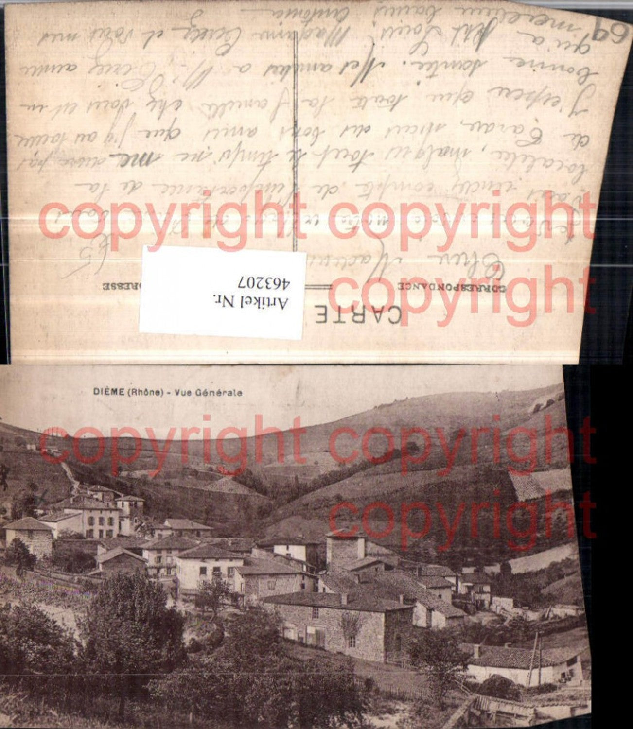 463207,Rhone-Alpes Rhone Dieme Vue Generale Totale