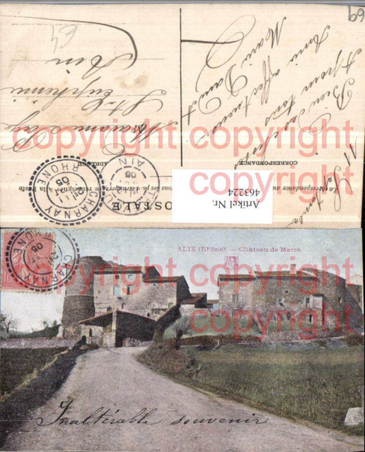 463224,Rhone-Alpes Rhone Alix Chateau de Marze Schloss