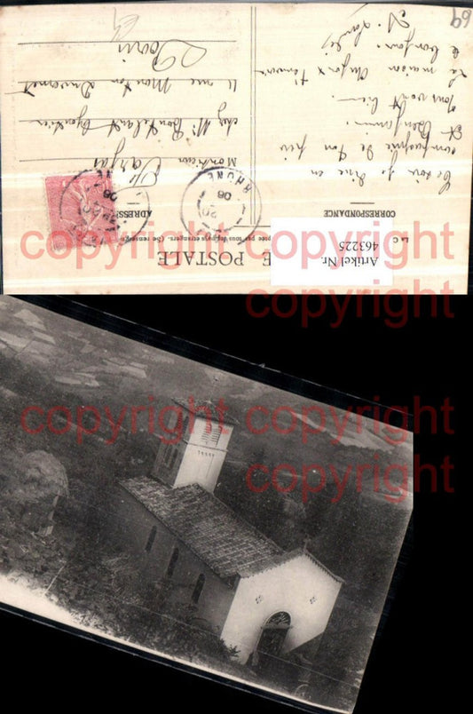 463225,Rhone-Alpes Rhone Beaujeu Vernay Eglise Kirche