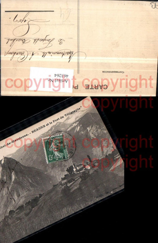 463264,Rhone-Alpes Savoie St-Michel-de-Maurienne Beaune et Fort Telegraphe Bergkulisse