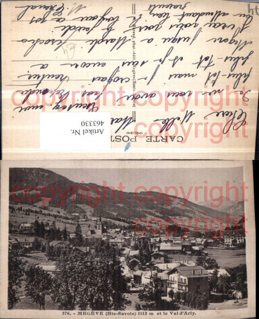 463330,Rhone-Alpes Haute-Savoie Megeve et le Val Arly Totale