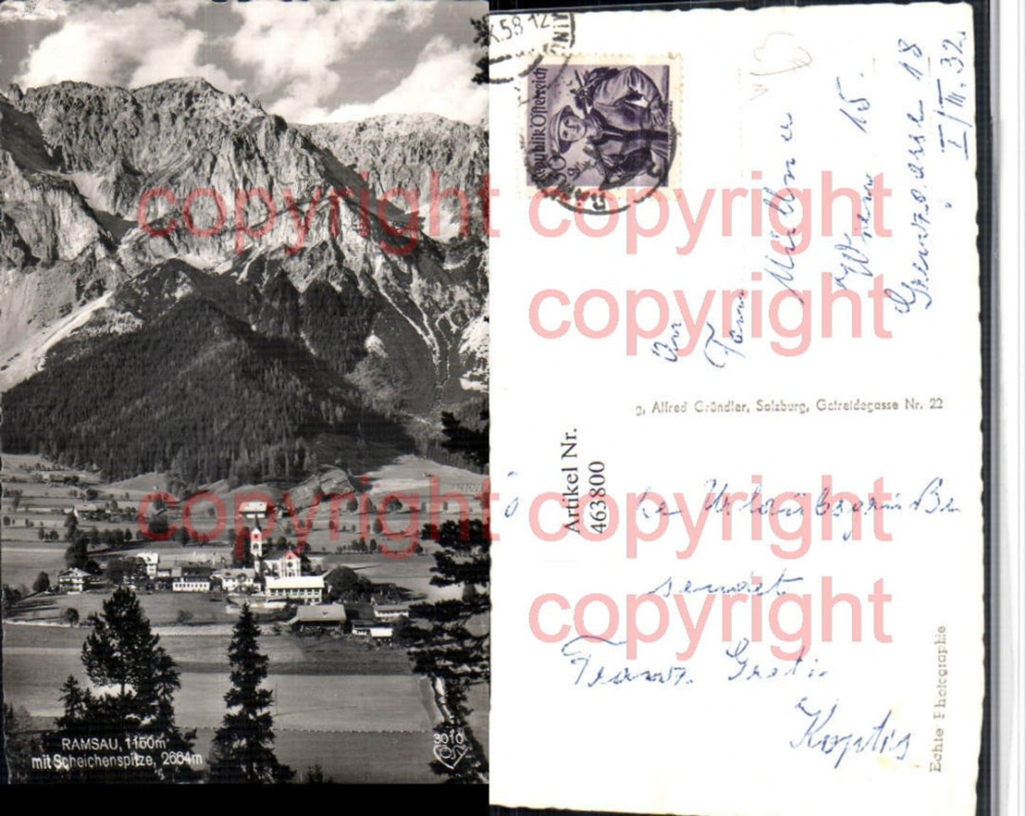 Alte Ansichtskarte – Old Postcard