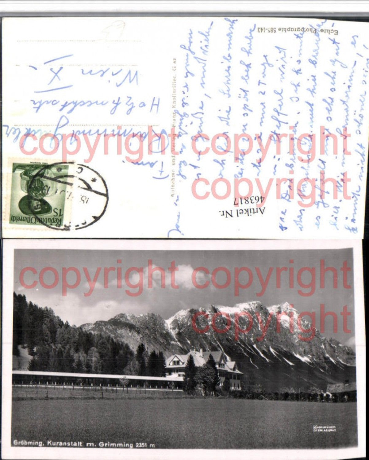 Alte Ansichtskarte – Old Postcard