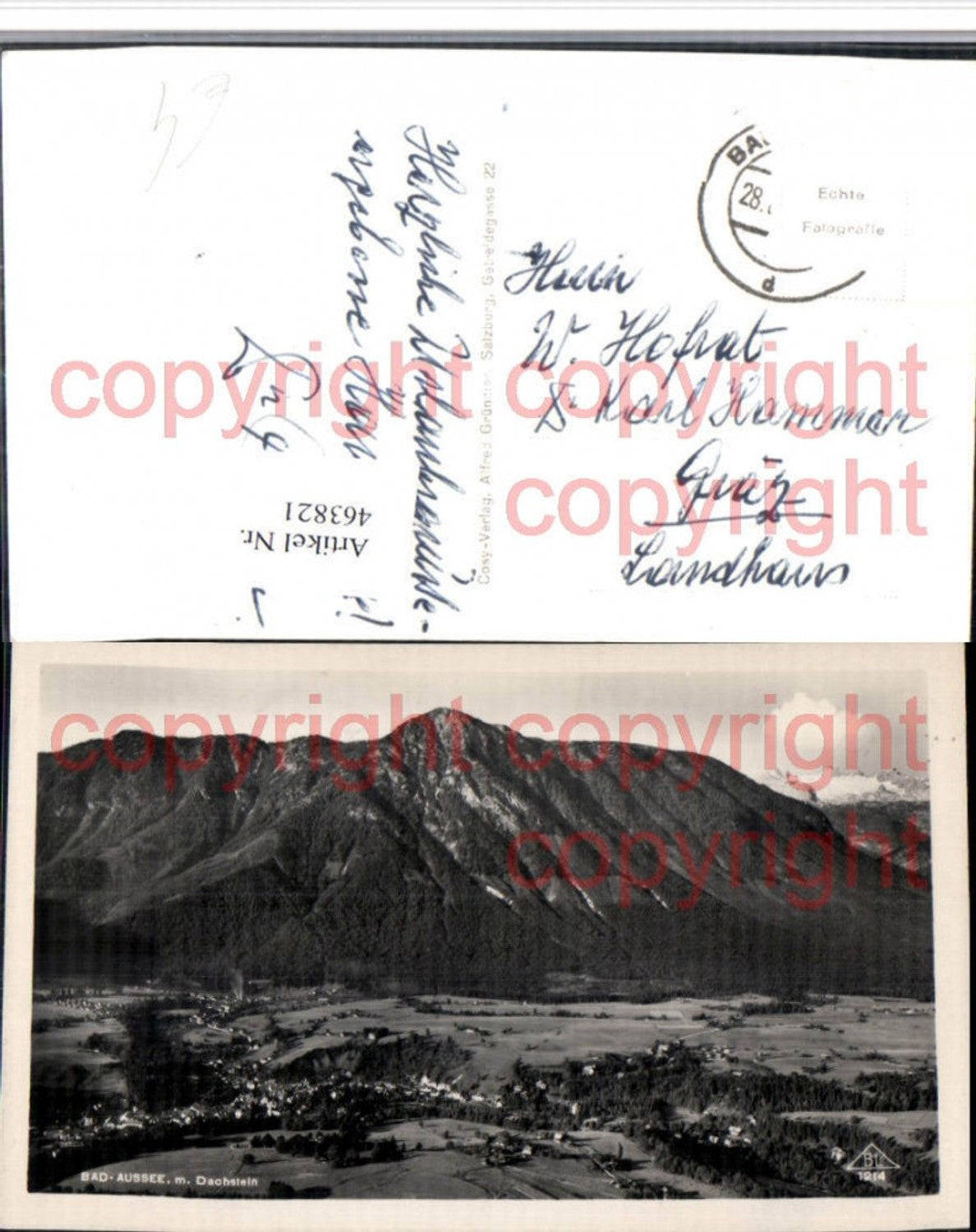 Alte Ansichtskarte – Old Postcard