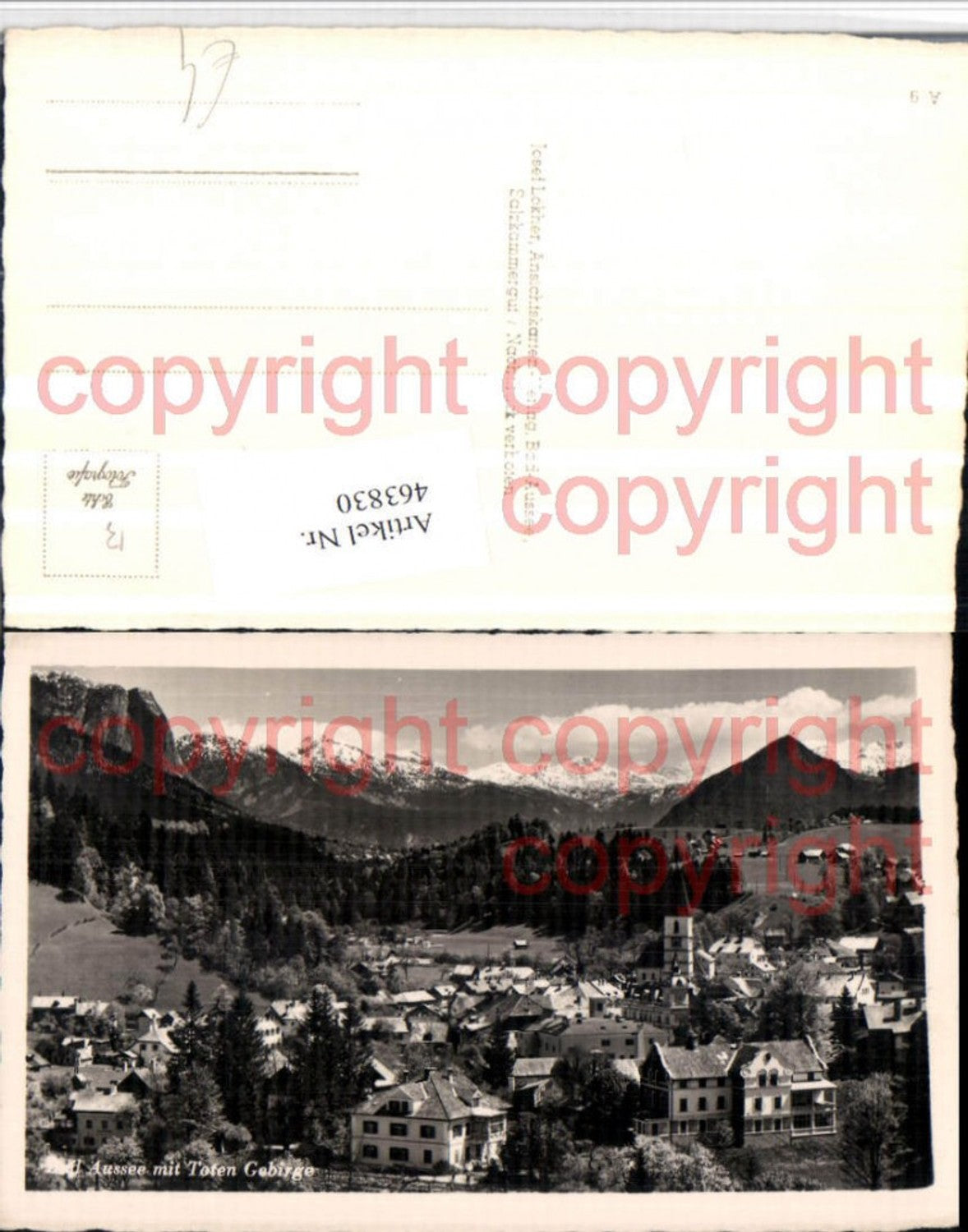 Alte Ansichtskarte – Old Postcard