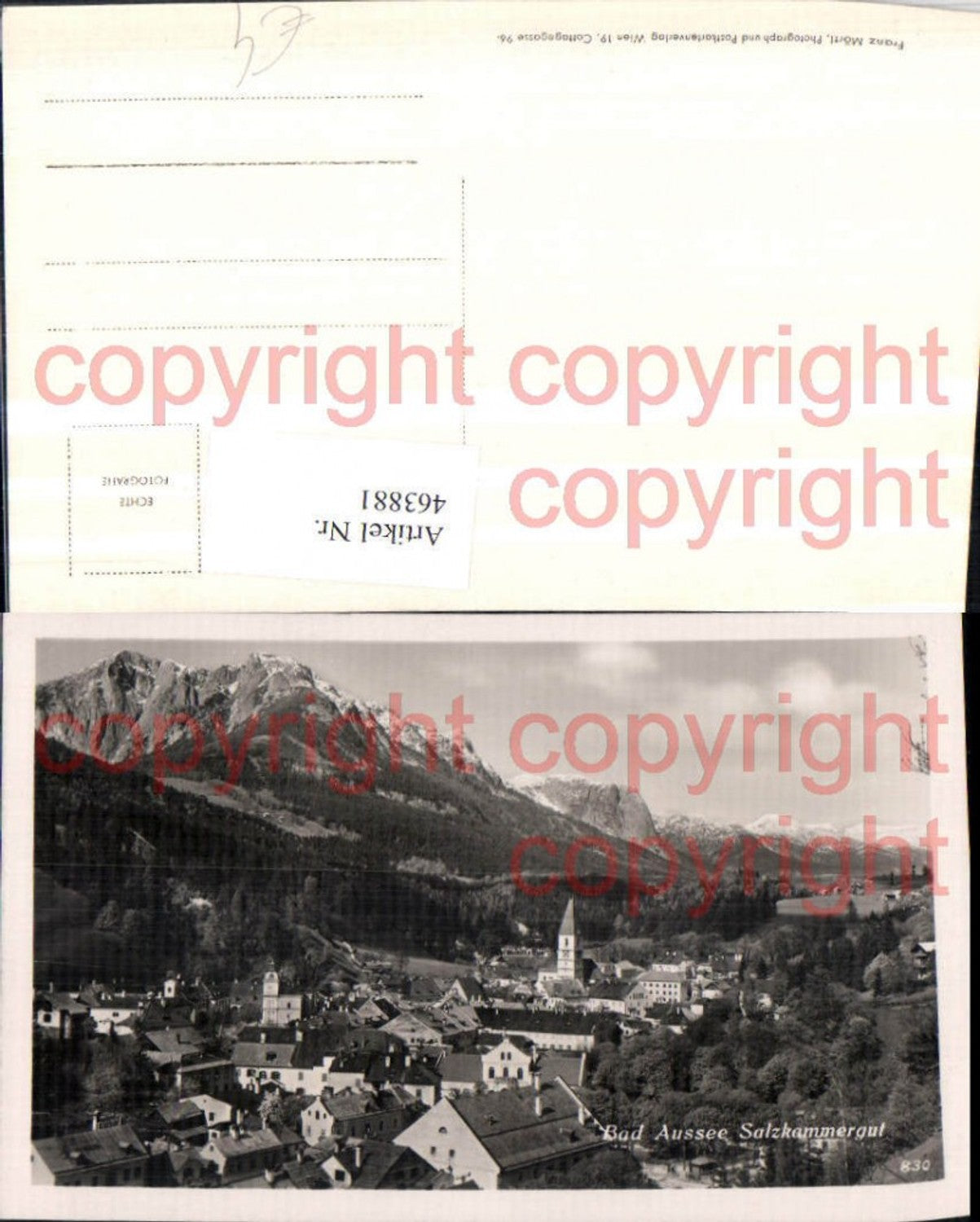 Alte Ansichtskarte – Old Postcard