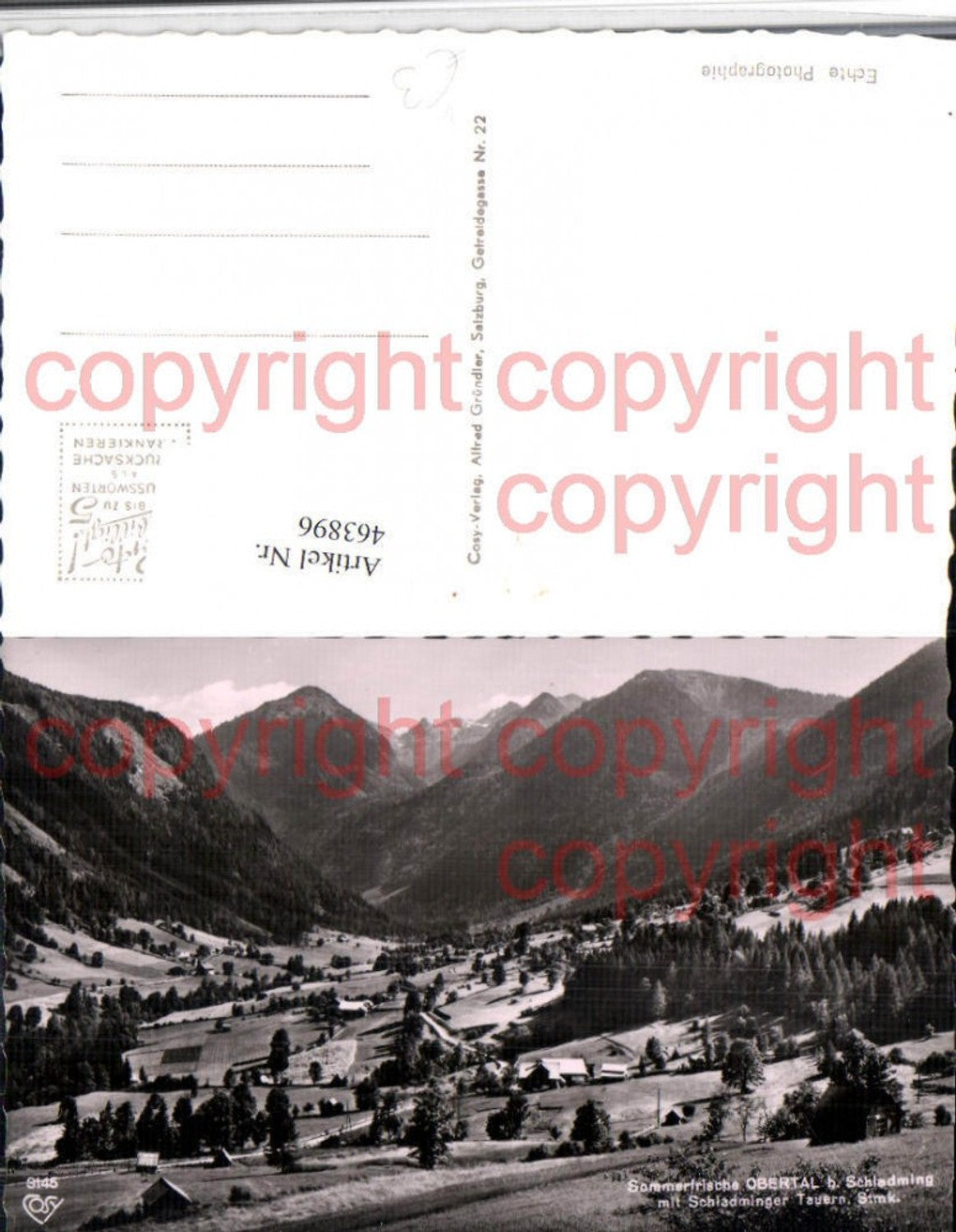 Alte Ansichtskarte – Old Postcard