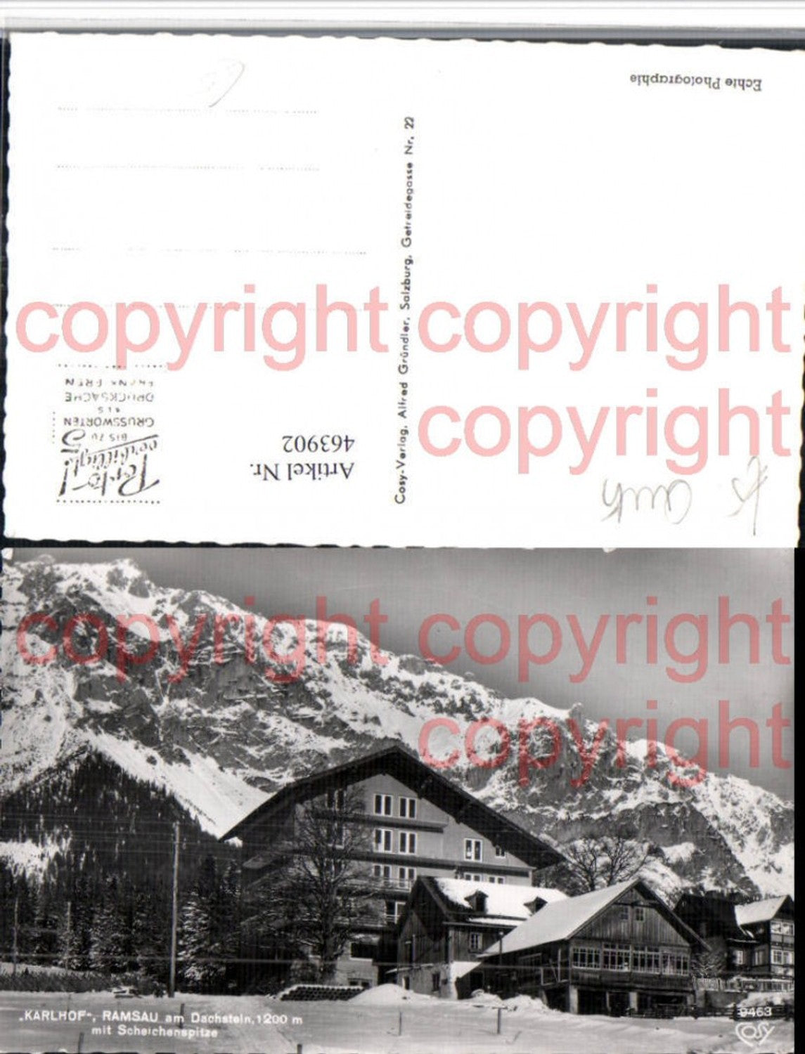 Alte Ansichtskarte – Old Postcard