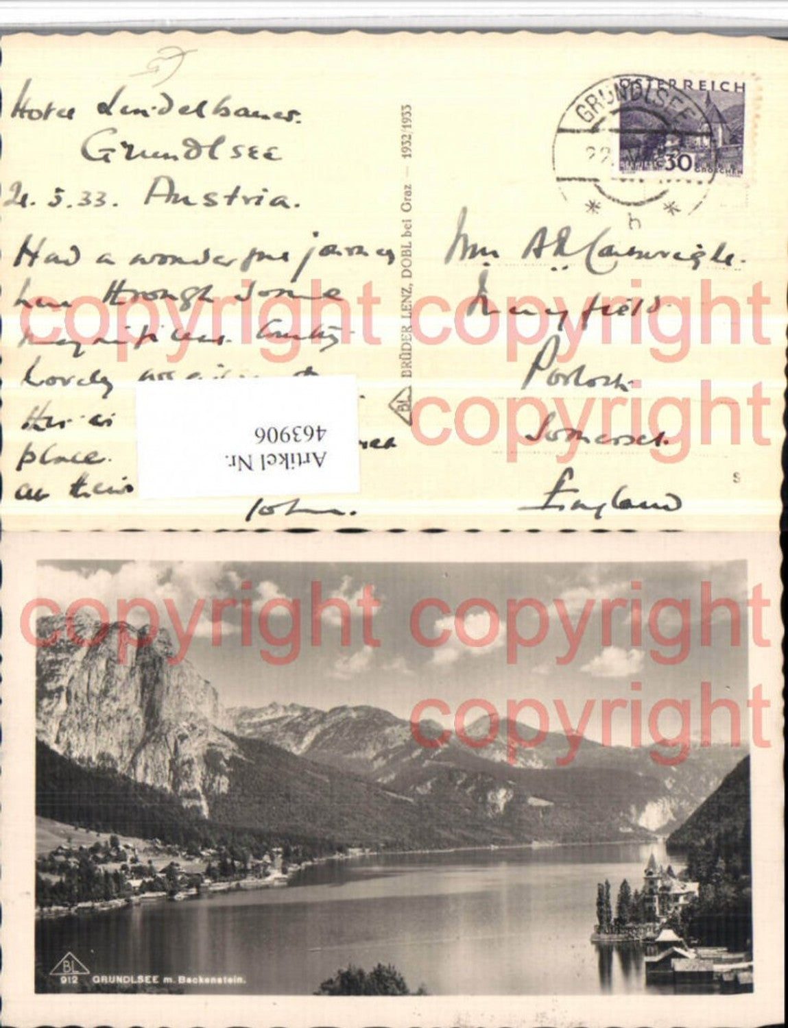 Alte Ansichtskarte – Old Postcard