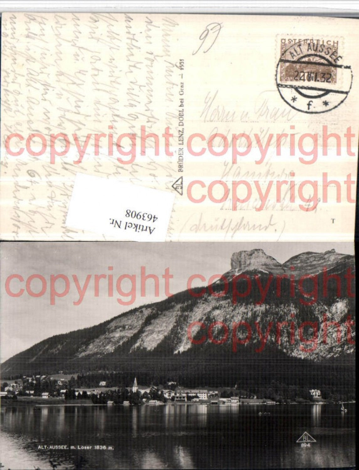 Alte Ansichtskarte – Old Postcard
