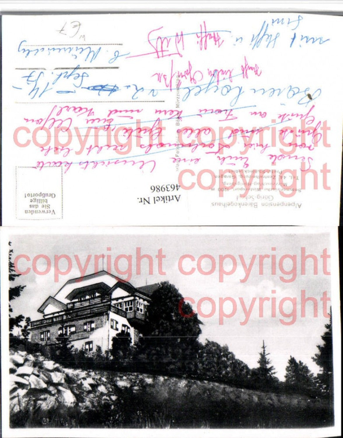 Alte Ansichtskarte – Old Postcard