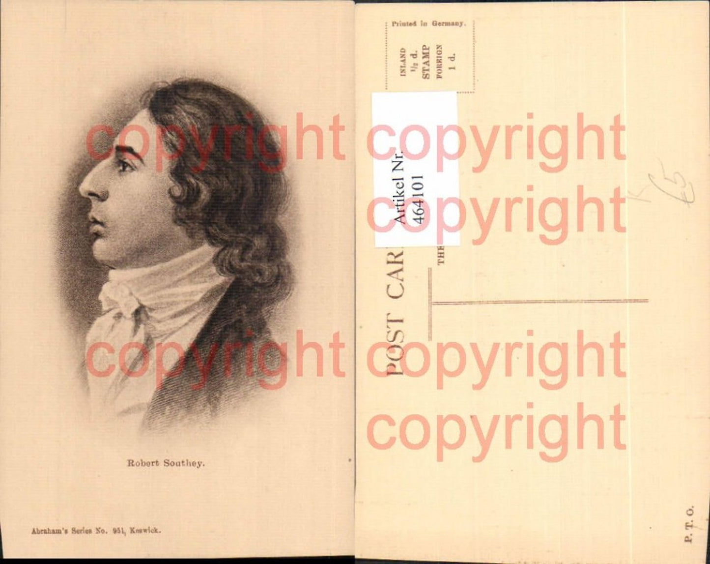 464101,Künstler Ak Robert Soathey Portrait Kunst Wissenschaft