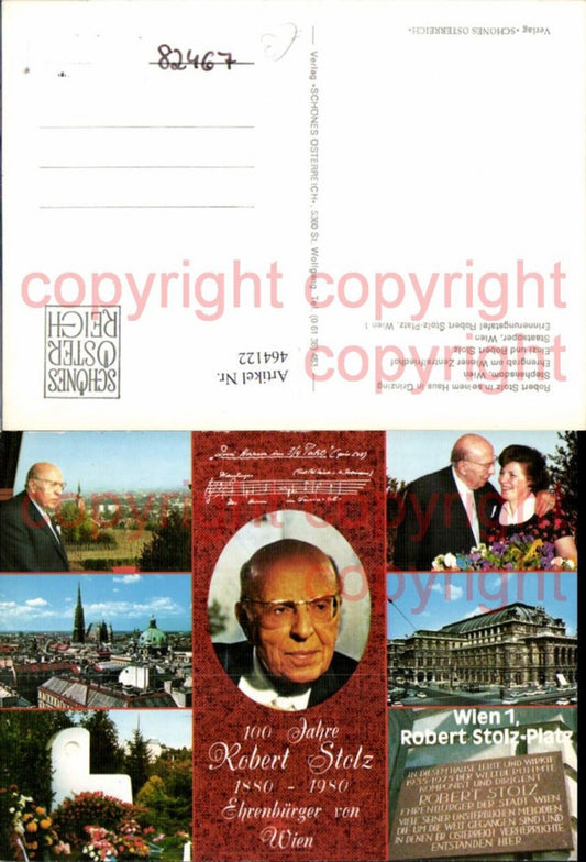 464122,Mehrbild Ak Robert Stolz Wien Komponist