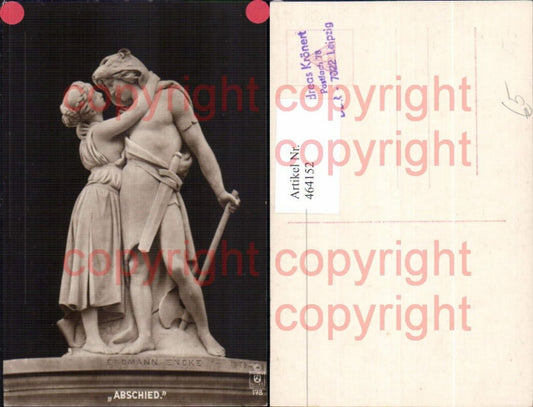 464152,Statue Monument Erdmann Encke Abschied