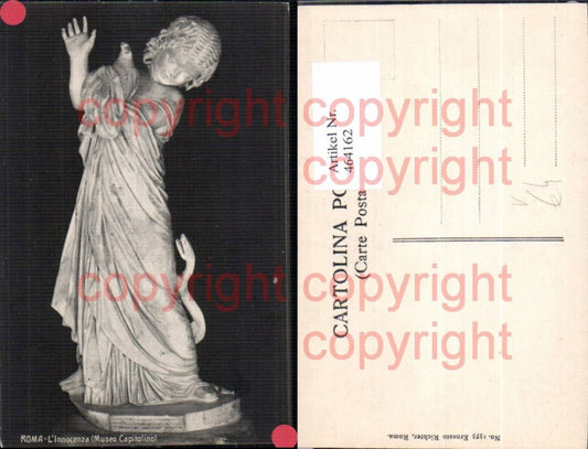464162,Statue Monument Roma Rom L Innocenza Museo Capitolino pub Ernesto Richter 1575