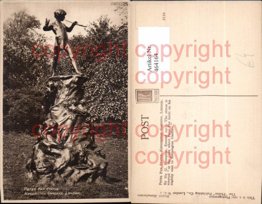 464164,London Kensington Gardens Peter Pan Statue Monument