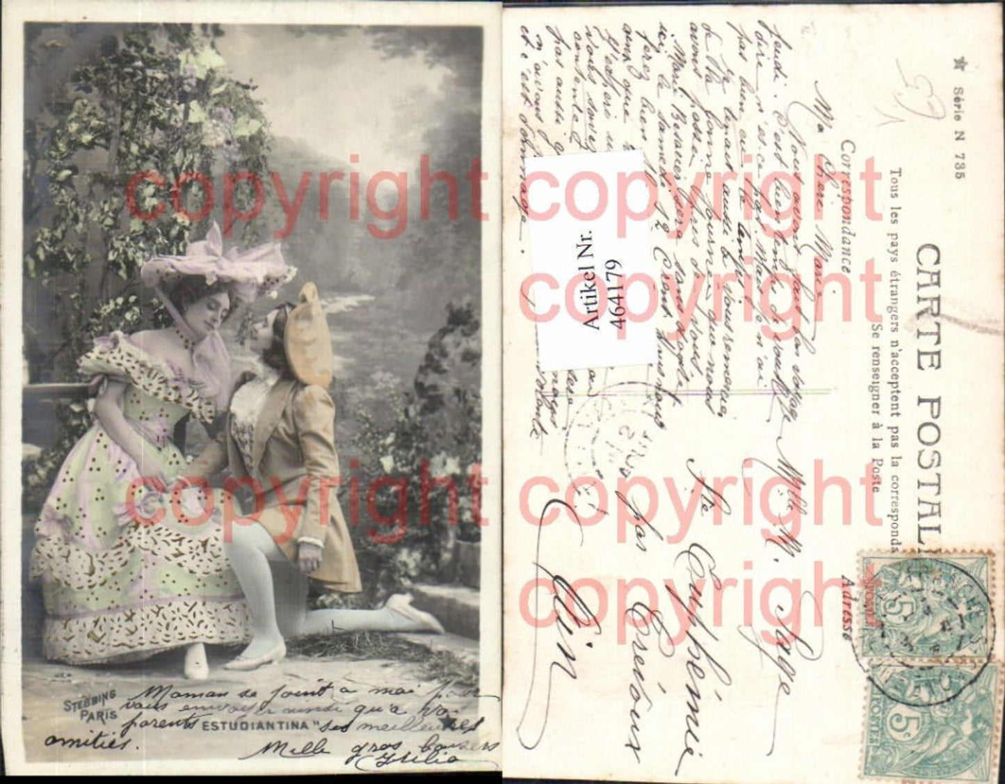 464179,Frau Beauty Edwardian Girl Fashion Hut Hat Hutmode Paar pub Stebbing Paris